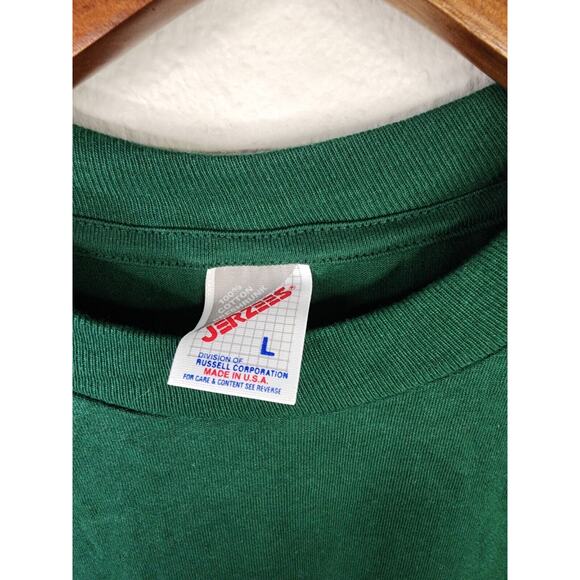 Vintage Death Valley Shirt Jerzees Green Scotty's Castle Graphic 1992 T-Shirt L - Picture 3 of 6